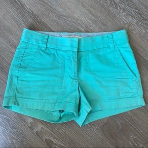 Jcrew Mint Chino Shorts